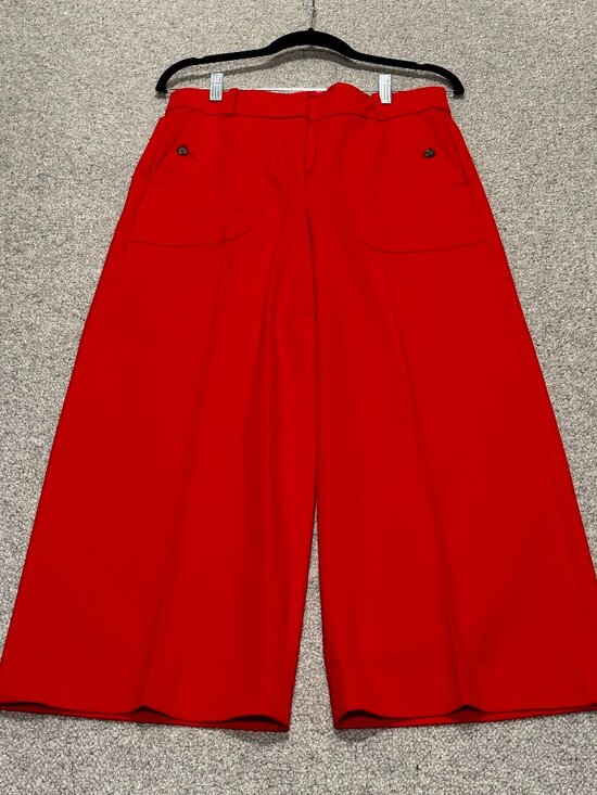 J. Crew Pants - J. Crew "Sydney" Wide Leg Red Pants | Size 8 | NWOT